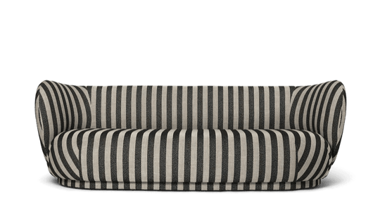 Rico Lounger Ferm Living Sofa - Louisiana - Sand/Black - HORNE