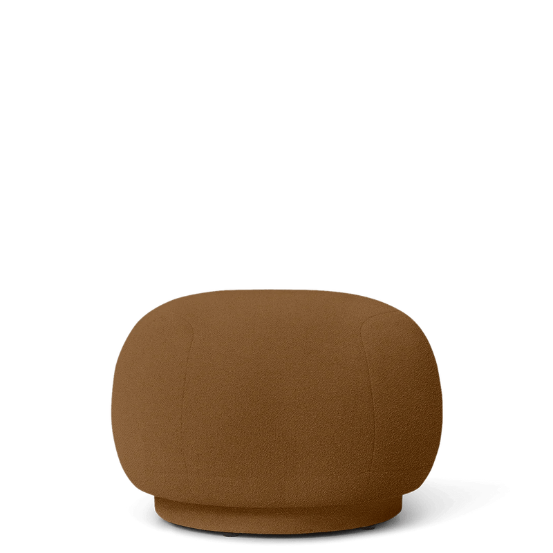 Rico Pouf - Ferm Living Stools + Benches + Ottomans - Grain - Chocolate - HORNE