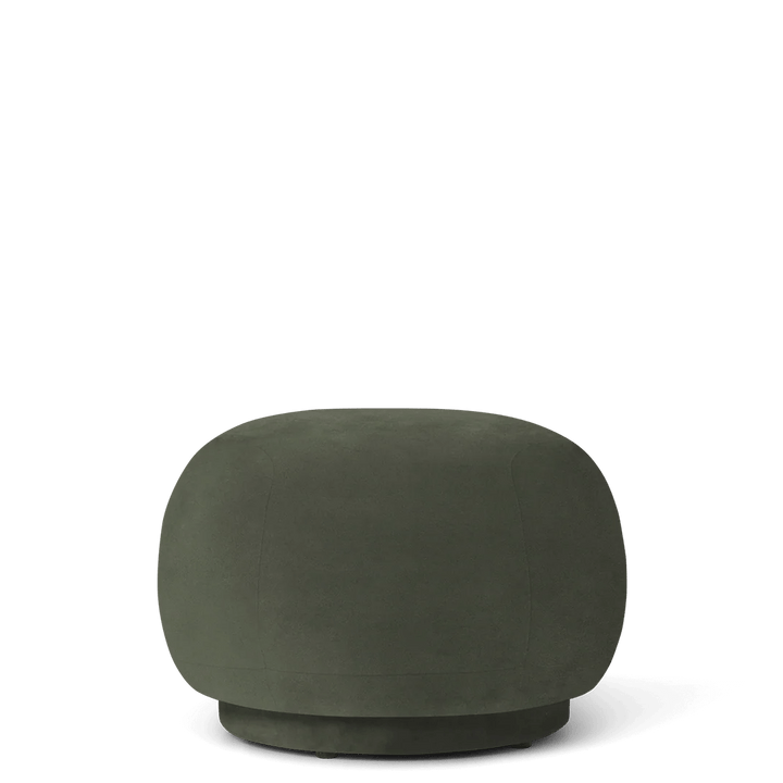 Rico Pouf - Ferm Living Stools + Benches + Ottomans - Rich Velvet - Pine - HORNE