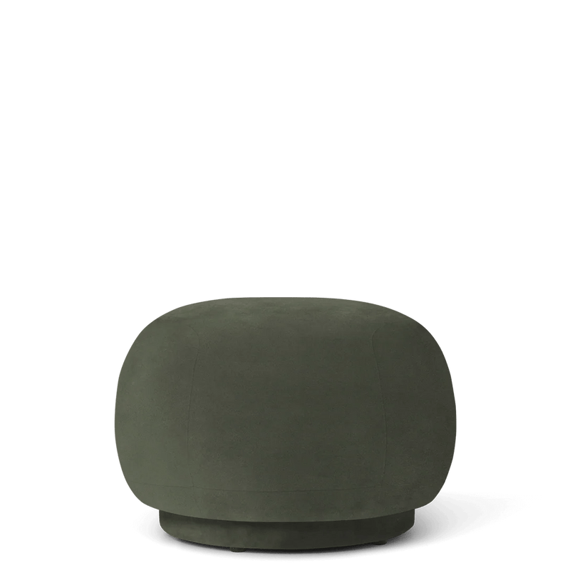 Rico Pouf - Ferm Living Stools + Benches + Ottomans - Grain - Chocolate - HORNE