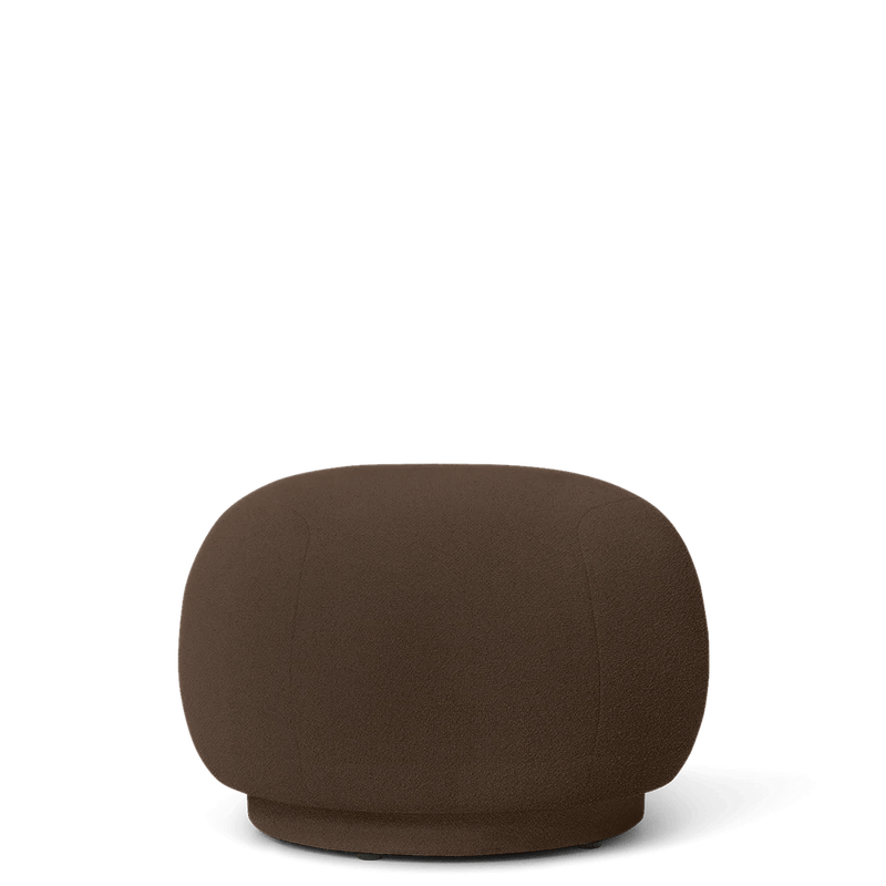 Rico Pouf - Ferm Living Stools + Benches + Ottomans - Grain - Chocolate - HORNE