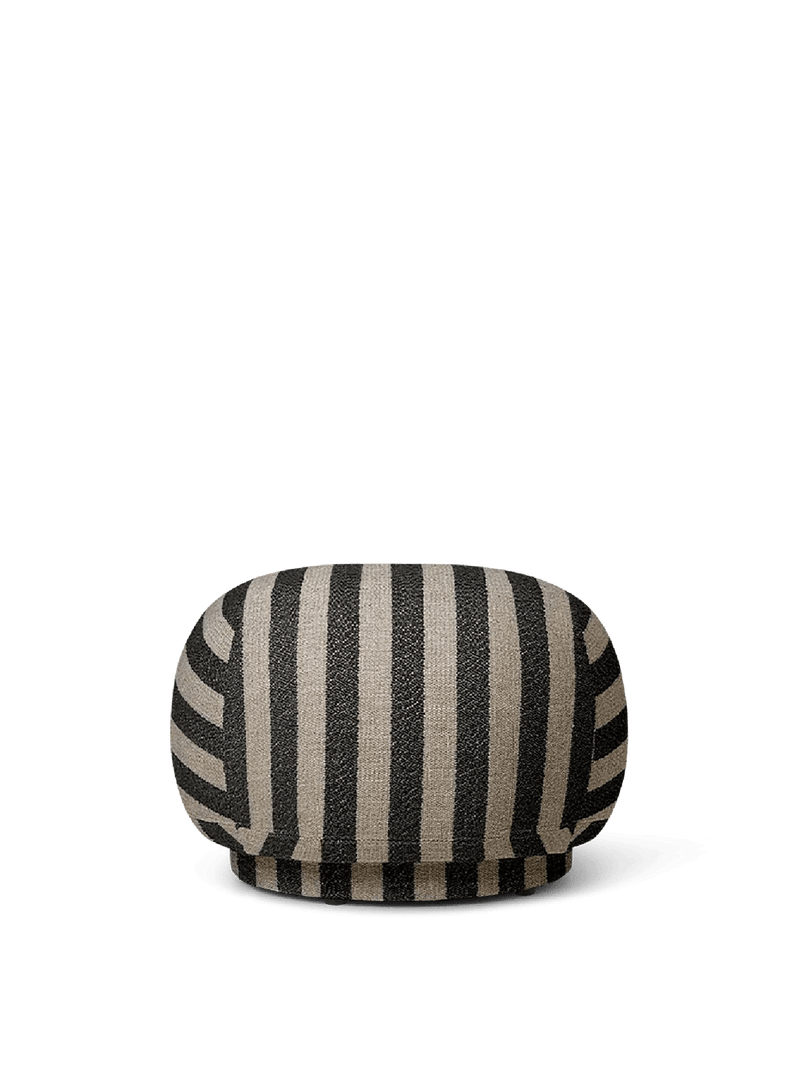 Rico Pouf - Ferm Living Stools + Benches + Ottomans - Grain - Chocolate - HORNE