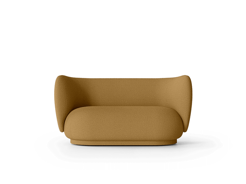 Rico Sofa 2 - Ferm Living Sofas - Bouclé - Off - White - HORNE