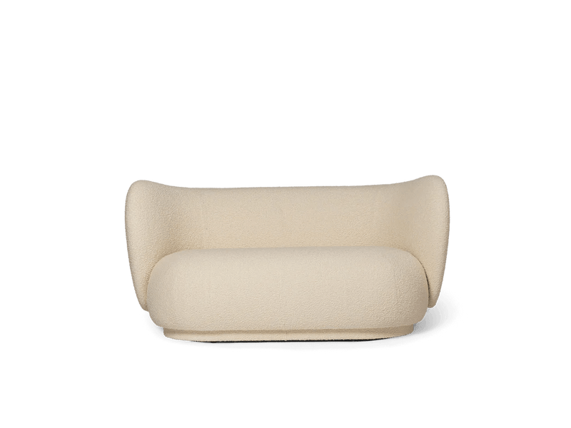 Rico Sofa 2 - Ferm Living Sofas - Bouclé - Off - White - HORNE