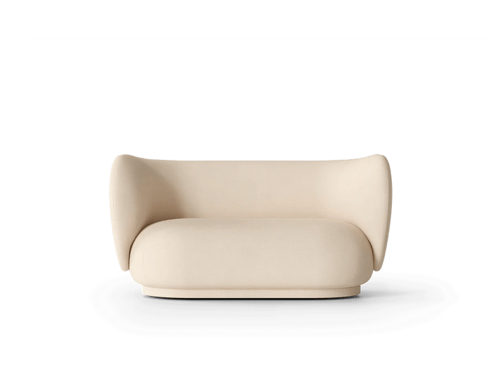 Rico Sofa 2 - Ferm Living Sofas - Brushed - Off - white - HORNE