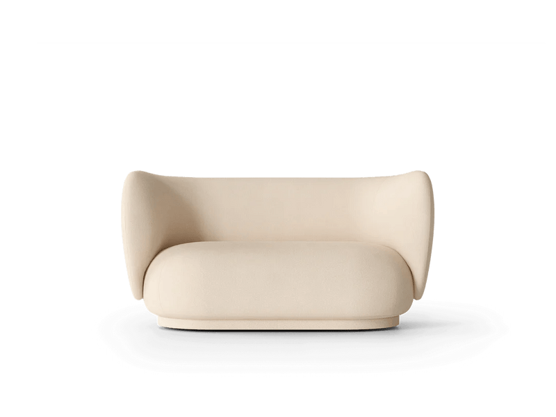 Rico Sofa 2 - Ferm Living Sofas - Bouclé - Off - White - HORNE