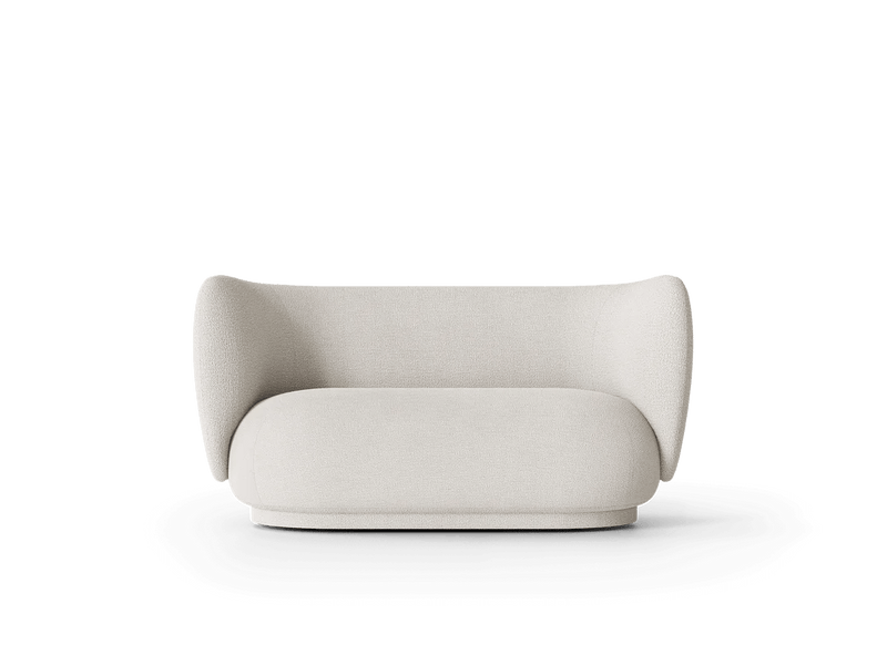 Rico Sofa 2 - Ferm Living Sofas - Bouclé - Off - White - HORNE