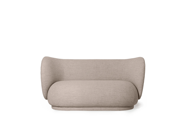 Rico Sofa 2 - Ferm Living Sofas - Bouclé - Sand - HORNE