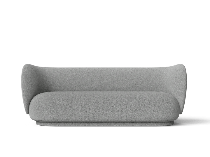 Rico Sofa 3 - Ferm Living Sofas - Main Line Flax - Navy Melange - HORNE