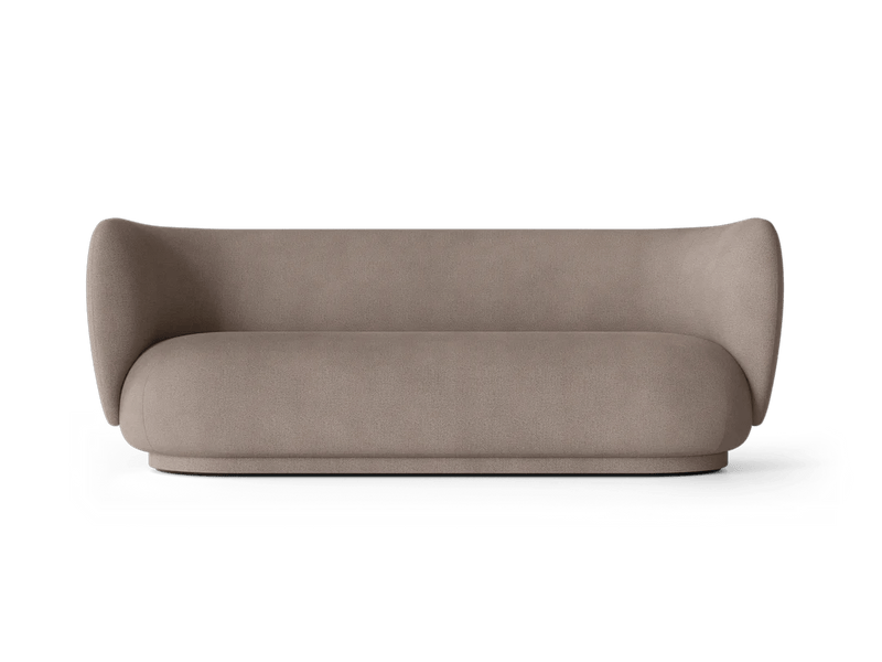 Rico Sofa 3 - Ferm Living Sofas - Bouclé - Sand - HORNE