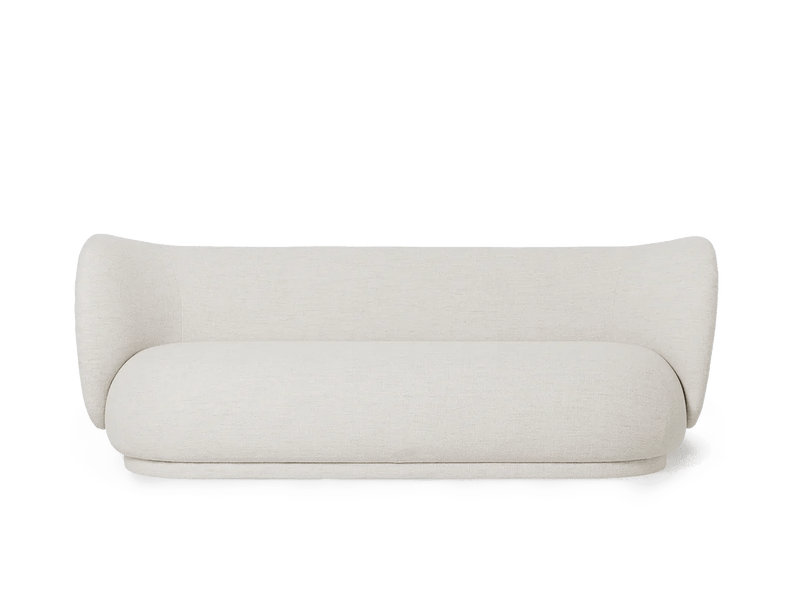 Rico Sofa 3 - Ferm Living Sofas - Bouclé - Sand - HORNE