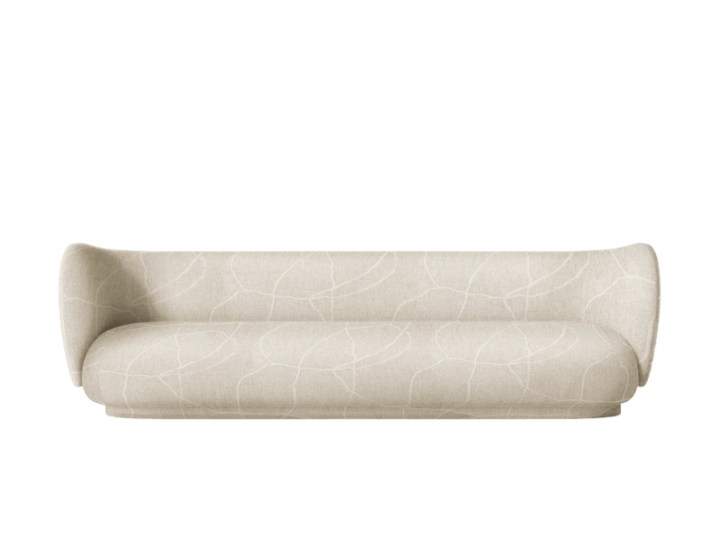 Rico Sofa 4 - Ferm Living Sofas - Bouclé - Off - White - HORNE