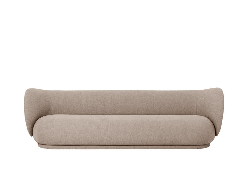 Rico Sofa 4 - Ferm Living Sofas - Bouclé - Off - White - HORNE