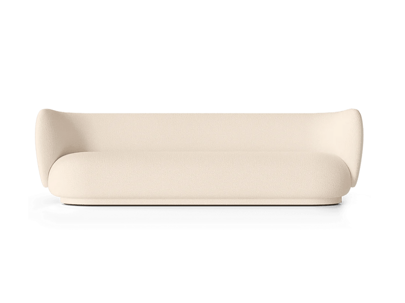 Rico Sofa 4 - Ferm Living Sofas - Bouclé - Off - White - HORNE