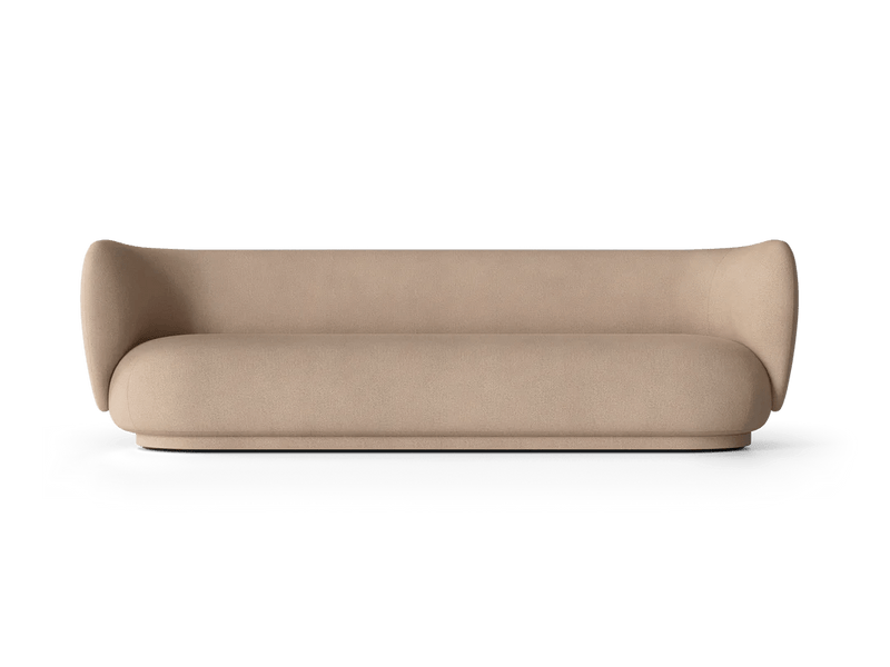 Rico Sofa 4 - Ferm Living Sofas - Bouclé - Off - White - HORNE
