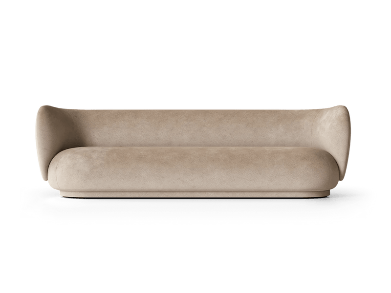 Rico Sofa 4 - Ferm Living Sofas - Bouclé - Off - White - HORNE
