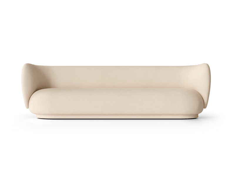 Rico Sofa 4 - Ferm Living Sofas - Bouclé - Off - White - HORNE