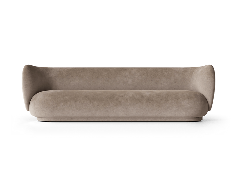 Rico Sofa 4 - Ferm Living Sofas - Bouclé - Off - White - HORNE