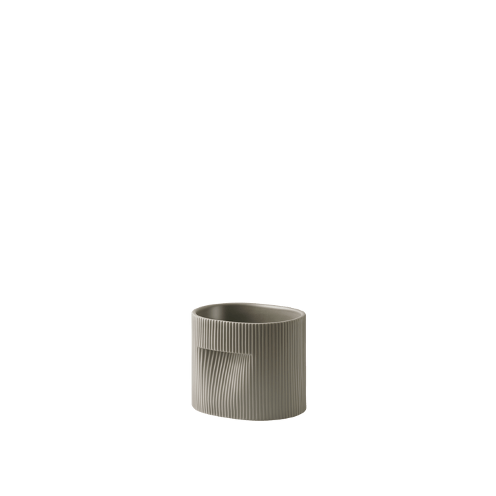 Ridge Planter - Muuto Planters - Medium - Taupe - HORNE
