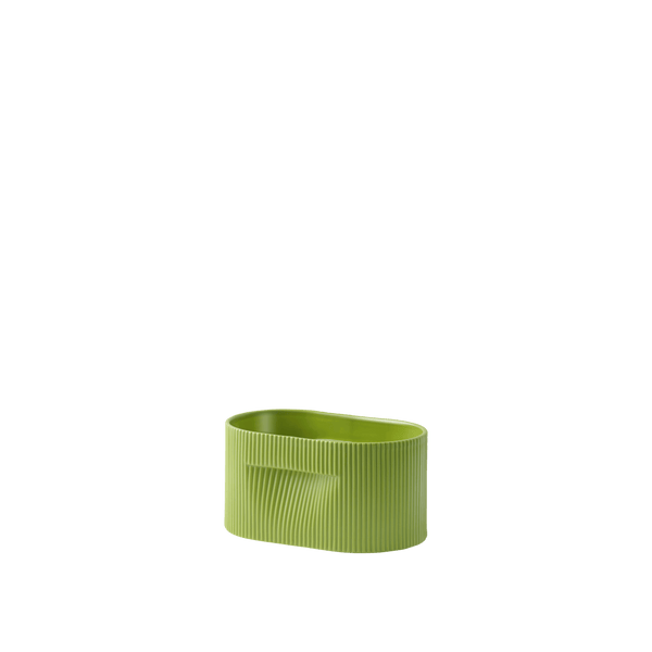 Ridge Planter - Muuto Planters - Small - Moss Green - HORNE