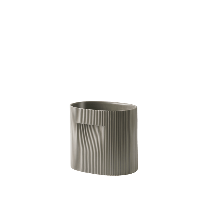 Ridge Planter - Muuto Planters - Large - Taupe - HORNE
