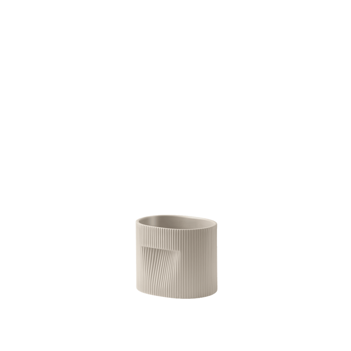 Ridge Planter - Muuto Planters - Medium - Beige - HORNE