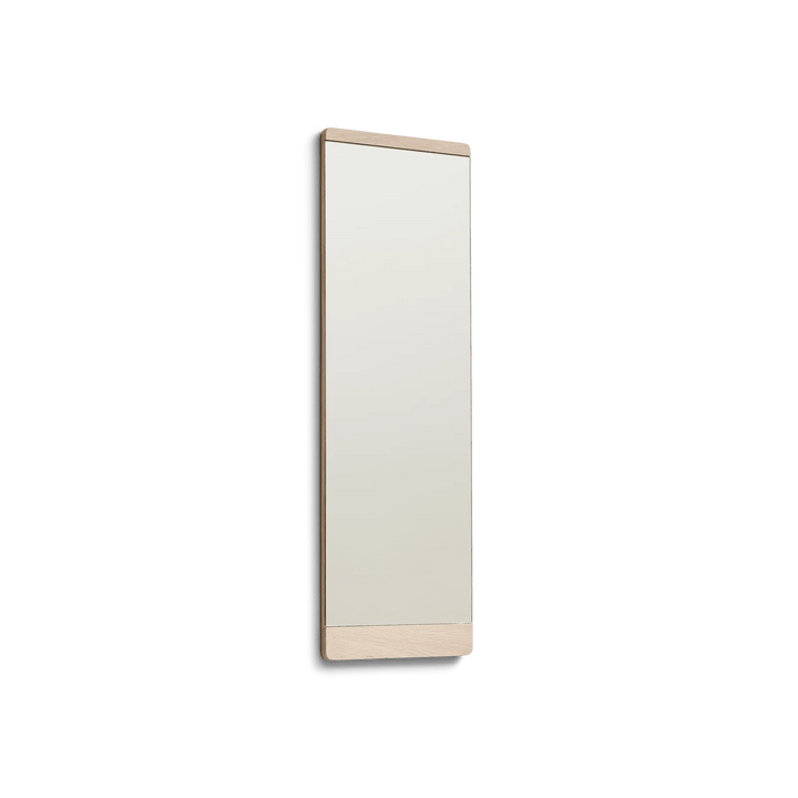 Rim Wall Mirror - Form + Refine Mirrors - White Oiled Oak - 13.7" x 43.3" - HORNE