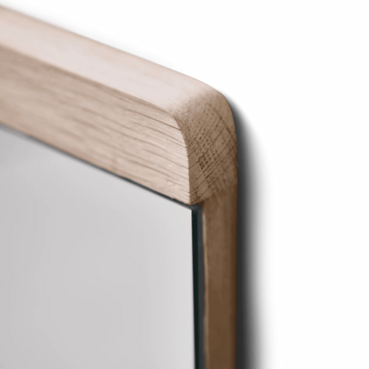 Rim Wall Mirror - Form + Refine Mirrors - White Oiled Oak - 13.7" x 43.3" - HORNE