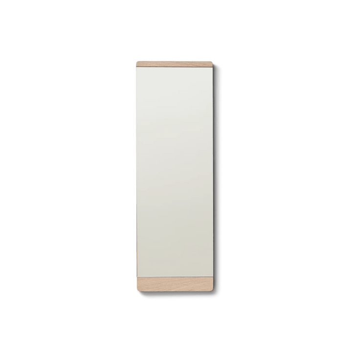 Rim Wall Mirror - Form + Refine Mirrors - White Oiled Oak - 13.7" x 43.3" - HORNE