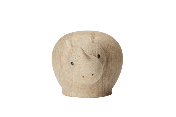 Rina Rhinoceros - Oak - Woud Art + Objects - Medium - HORNE