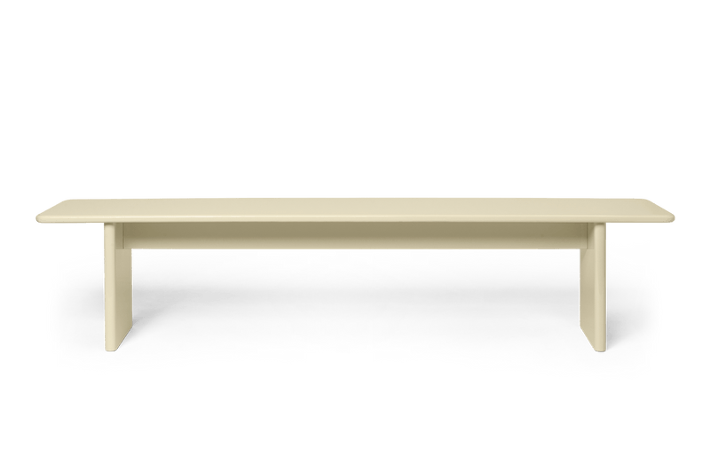 Rink Bench - Ferm Living - Tables - Small - Eggshell - HORNE