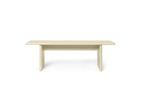 Rink Bench - Ferm Living - Tables - Small - Eggshell - HORNE