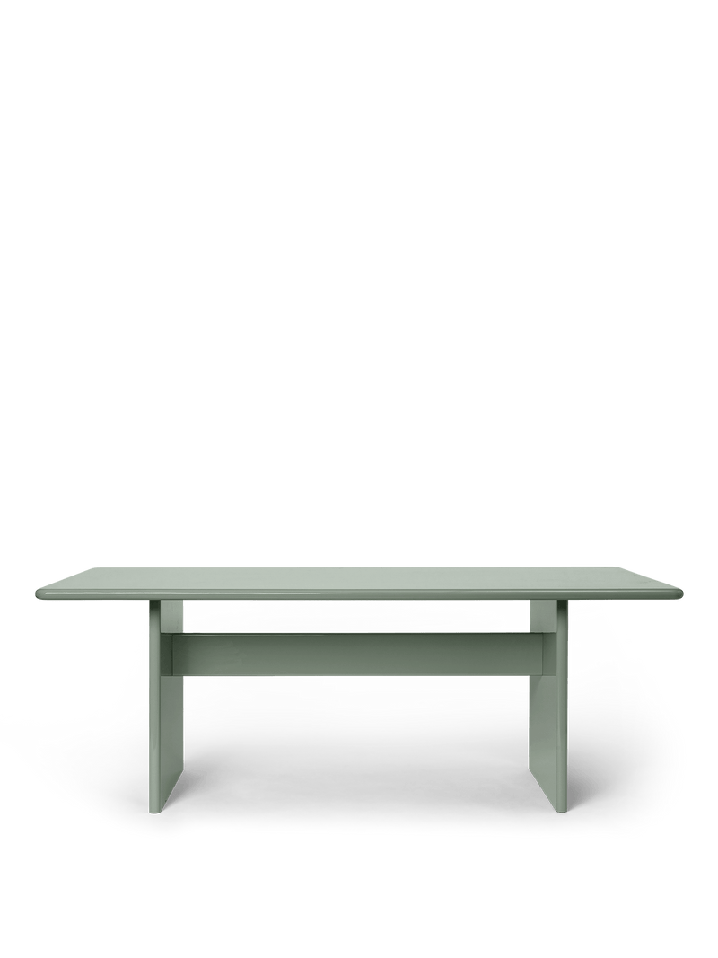 Rink Dining Table - Ferm Living - Tables - Small - Eggshell - HORNE