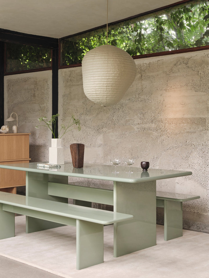 Rink Dining Table - Ferm Living - Tables - Small - Eggshell - HORNE