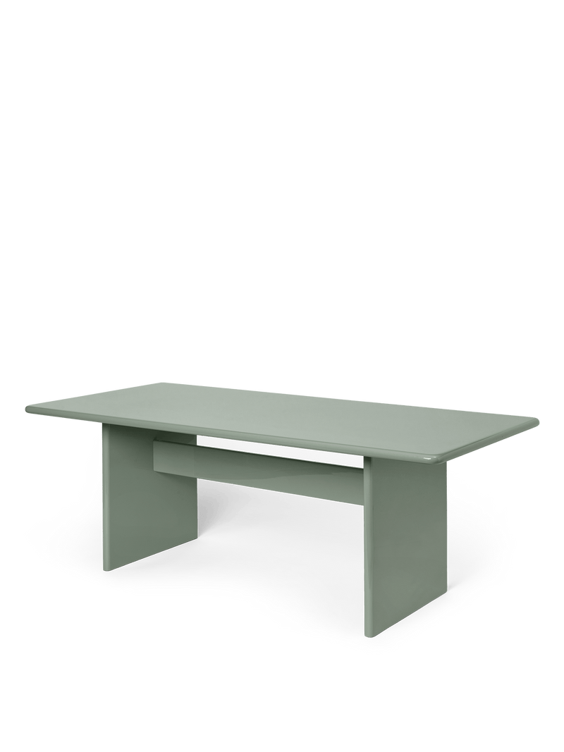 Rink Dining Table - Ferm Living - Tables - Small - Eggshell - HORNE