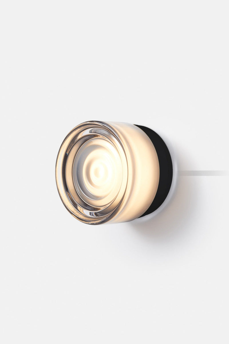 Ripple Corded - Black Anodized - RBW Lighting - White Interior - 2700K (warm white) - Corded Plug - in (Back) / 120V Input - HORNE