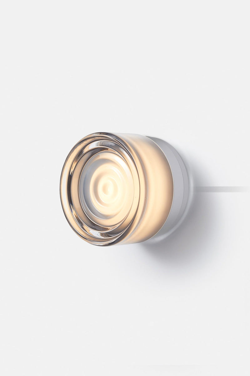 Ripple Corded - Natural Anodized - RBW Lighting - White Interior - 2700K (warm white) - Corded Plug - in (Back) / 120V Input - HORNE