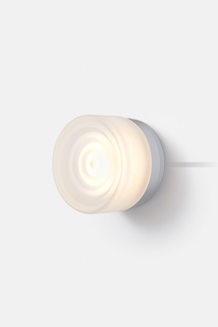 Ripple Corded - Natural Anodized - RBW Lighting - Frosted - 2700K (warm white) - Corded Plug - in (Back) / 120V Input - HORNE