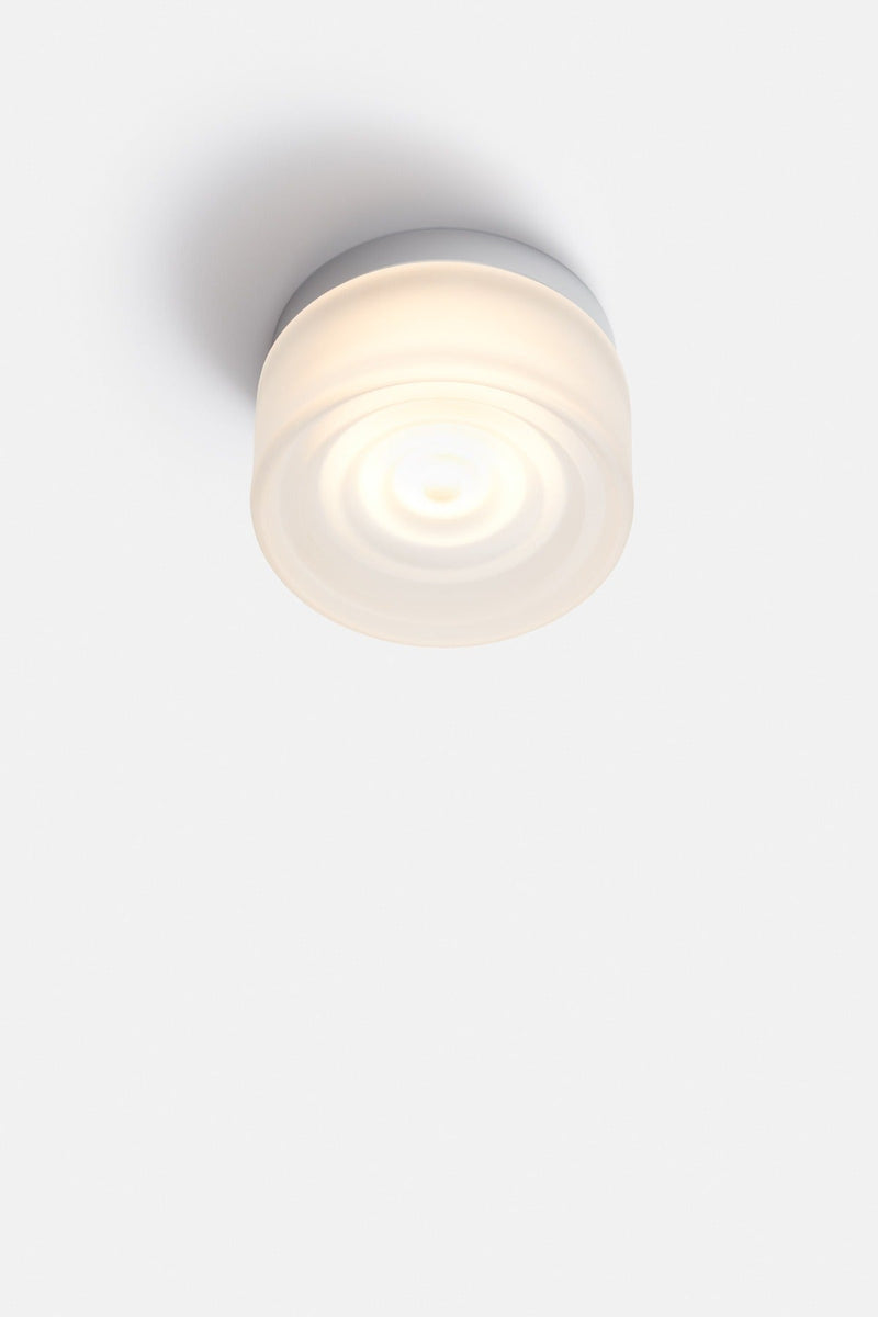 Ripple Flush Mount - RBW Lighting - White Interior - Natural Anodized - 2700K (warm white) - HORNE