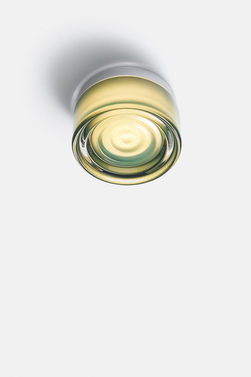 Ripple Flush Mount - RBW Lighting - White Interior - Natural Anodized - 2700K (warm white) - HORNE