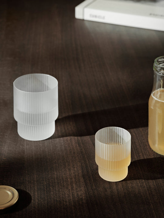 Ripple Glasses - Set of 4 - Frosted