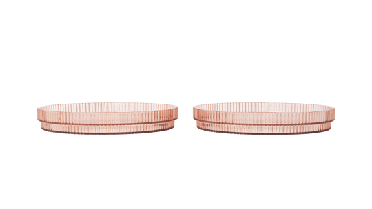 Ripple Kids Plates - Blush - Ferm Living