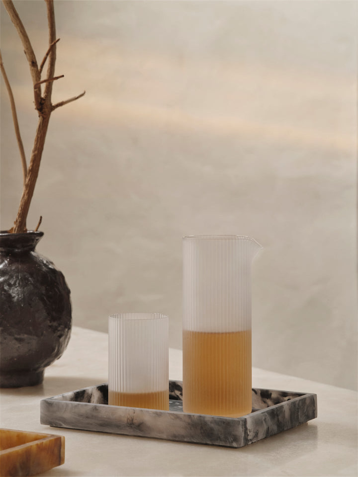 Ripple Milk Jug - Ferm Living - Coffee + Tea - Smoked Grey - HORNE
