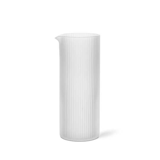 Ripple Milk Jug - Ferm Living - Coffee + Tea - Frosted - HORNE