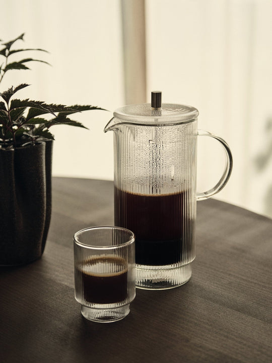 Ripple Thermal Glasses styled in a contemporary interior - Ferm Living
