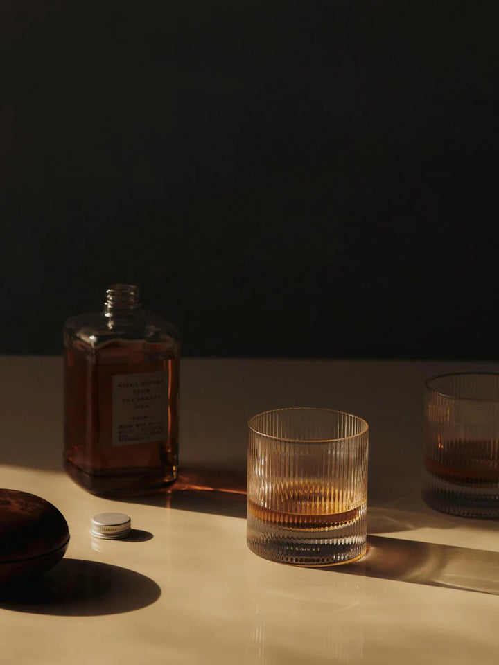 Ripple Tumbler Glasses - Set of 2 - Ferm Living Glassware - HORNE