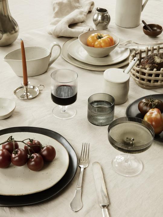 Ripple Wine Glasses - Set of 2 - Ferm Living - Glassware - Clear - HORNE