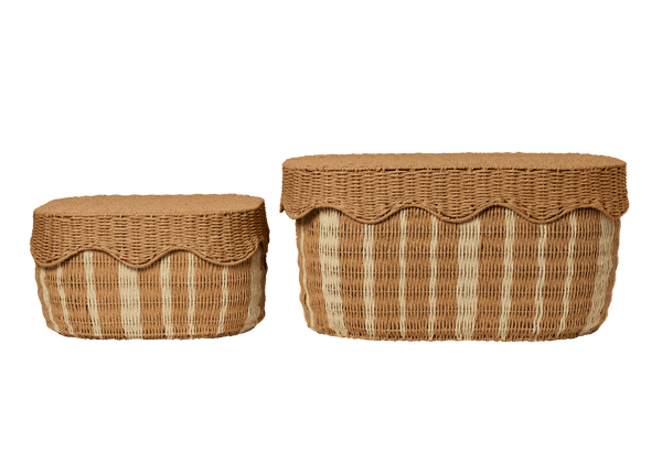 Rivan Storage Baskets - Set of 2 - Ferm Living Bath - HORNE