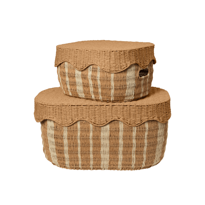 Rivan Storage Baskets - Set of 2 - Ferm Living Bath - HORNE