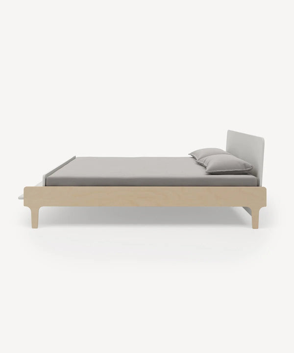 River Full Bed - Oeuf Kids + Baby - White/Birch - HORNE
